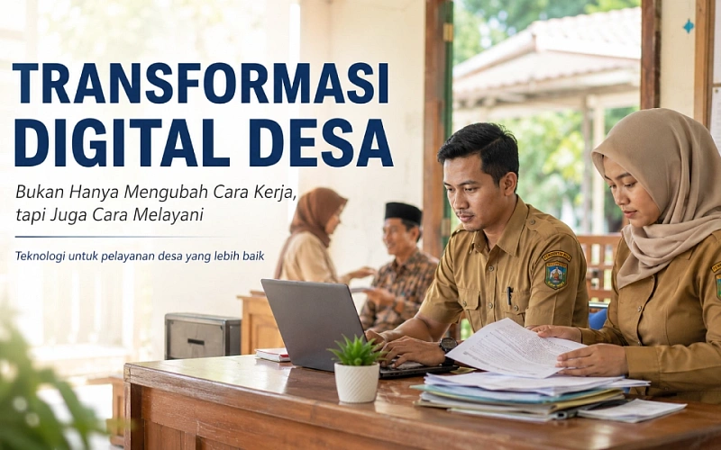 Transformasi Digital Desa: Bukan Hanya Mengubah Cara Kerja, tapi Juga Cara Melayani