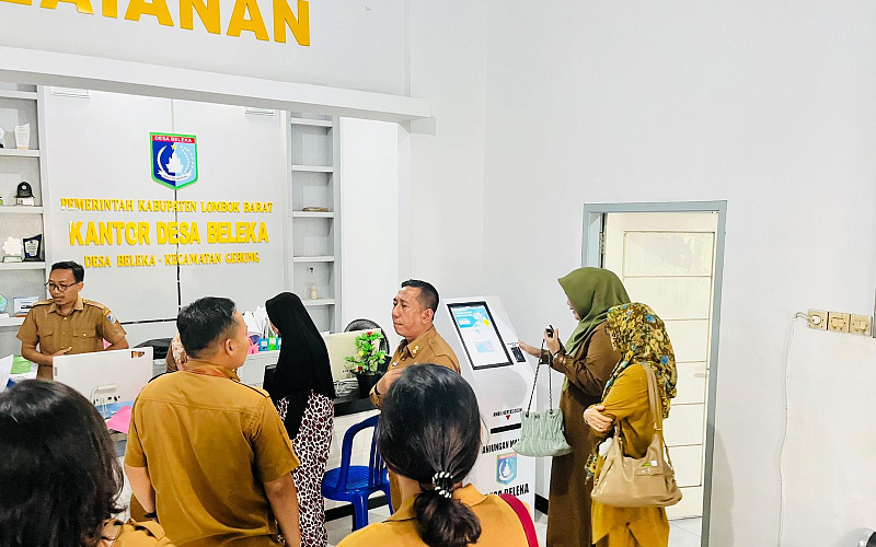 TekaDesa Raih Pengakuan dari Tim Monitoring Inspektorat Provinsi, Desa Beleka Siap Jadi Percontohan Pelayanan Standar Minimal
