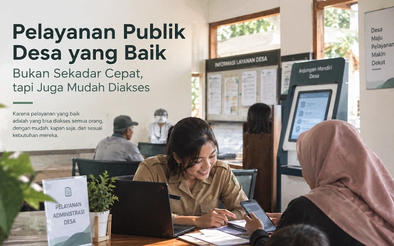 Pelayanan Publik Desa yang Baik Bukan Sekadar Cepat, tapi Juga Mudah Diakses