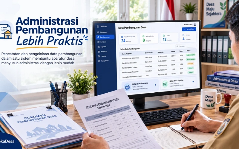 Kelola Data Pembangunan Desa Lebih Terstruktur dengan Teknologi Digital