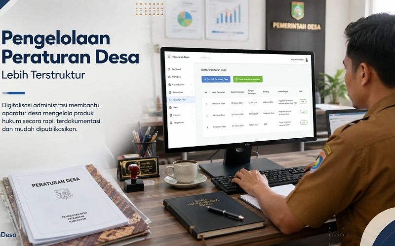 Pengelolaan Peraturan Desa Digital Memudahkan Administrasi dan Akses Informasi Masyarakat