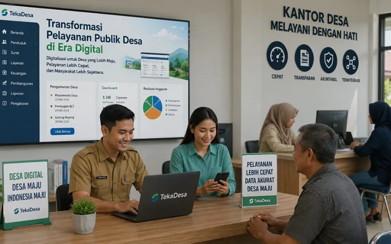 Transformasi Pelayanan Publik Desa di Era Digital Bersama TekaDesa