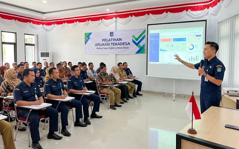Desa Digital Di Lombok Barat Sangat Masif Dengan TekaDesa