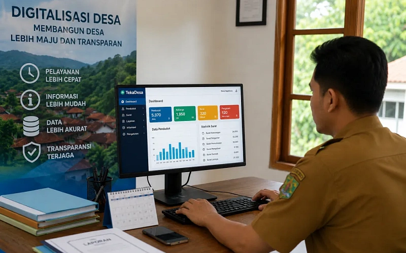 Manfaat Digitalisasi Desa di Era Modern Saat Ini: Transformasi Pelayanan Publik Bersama Aplikasi TekaDesa