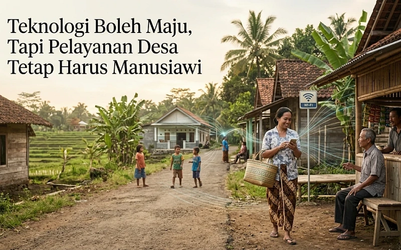 Teknologi Boleh Maju, Tapi Pelayanan Desa Tetap Harus Manusiawi