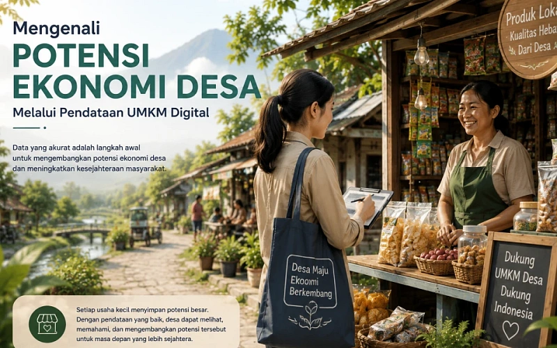 Mengenali Potensi Ekonomi Desa Melalui Pendataan UMKM Digital