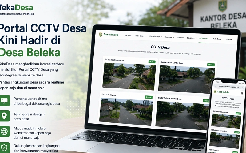 Implementasi Portal CCTV Desa di Desa Beleka Tingkatkan Keamanan dan Pemantauan Lingkungan