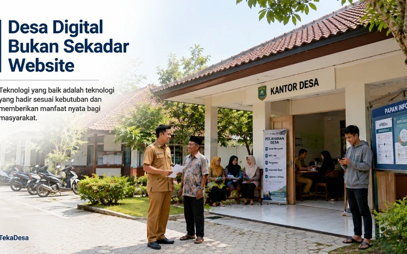 Desa Digital Bukan Sekadar Website: Apa yang Sebenarnya Dibutuhkan Masyarakat?