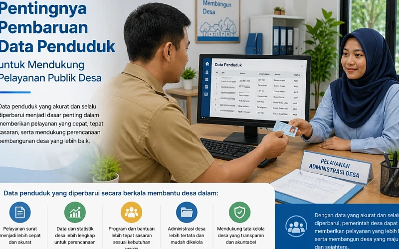 Pentingnya Pembaruan Data Penduduk untuk Mendukung Pelayanan Publik Desa